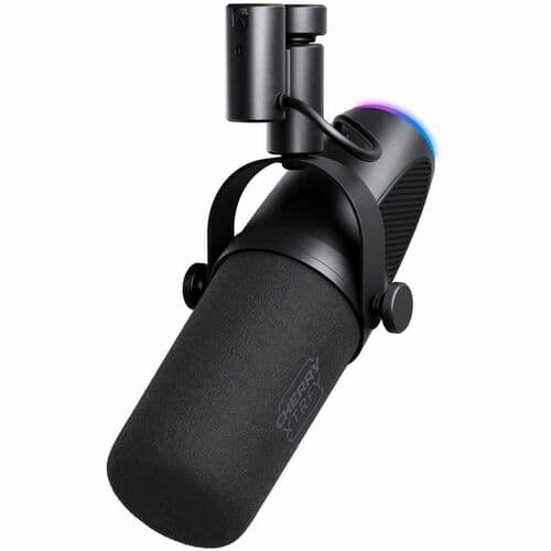 XTRFY Ngale X CX-NGALE-X-RGB-BLACK Wired Dynamic Microphone for Recording, Live Streaming, Monitoring, Studio, Gaming, Podcasting