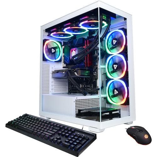 CyberPowerPC Gamer Supreme Gaming Desktop Computer Intel Core i9-14900KF 64 GB RAM 4 TB SSD NVIDIA GeForce RTX 4080 Super White